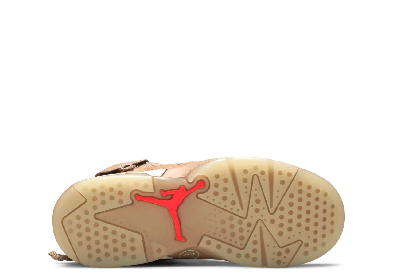 Air Jordan 6 Retro Travis Scott British Khaki (Pre-School) - photo 4