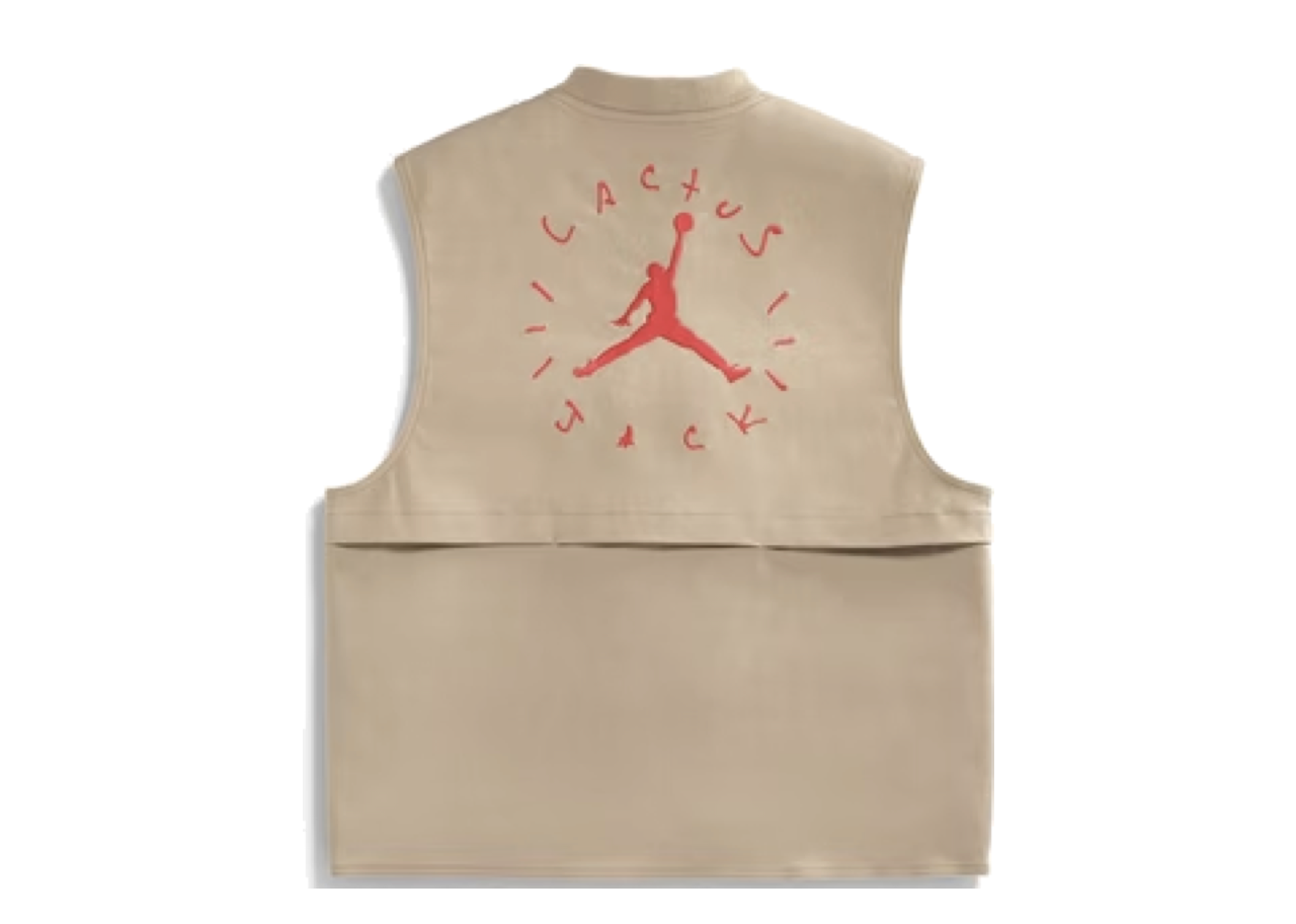 Travis Scott Cactus Jack x Jordan Utility Vest Desert Khaki (Asia Sizing) - photo 2