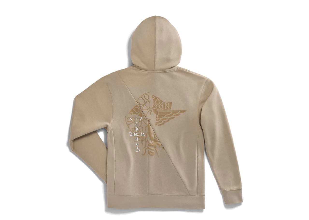Travis Scott Cactus Jack x Jordan Pullover Hoodie Khaki (Asia Sizing) - photo 2