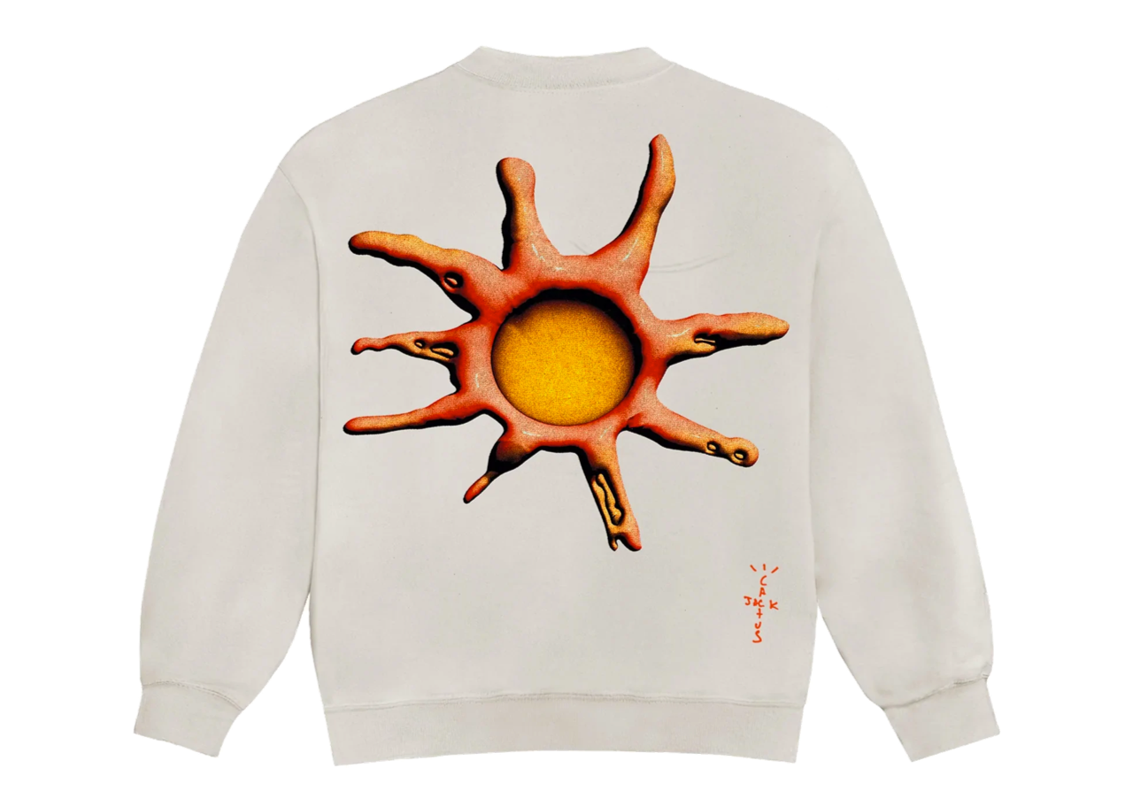 Travis Scott D.L.T.L.F.R.T. Crewneck Natural - photo 2