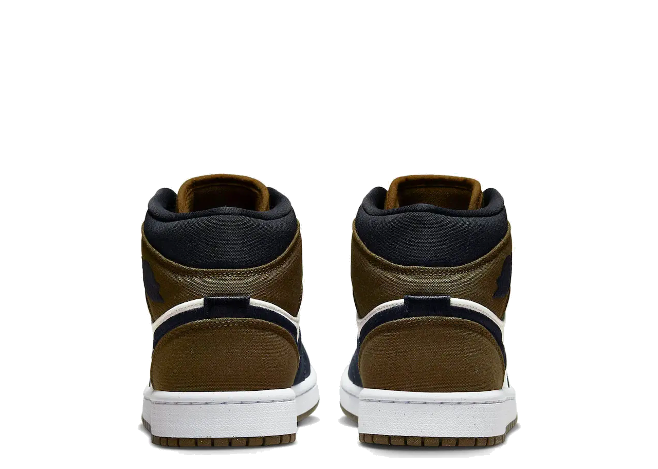 Air Jordan 1 Mid Olive Toe (Women's) - photo 3