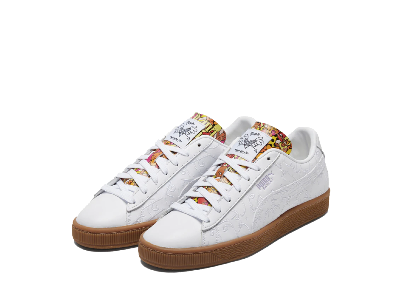 Puma Basket Romero Britto White Gum - photo 2