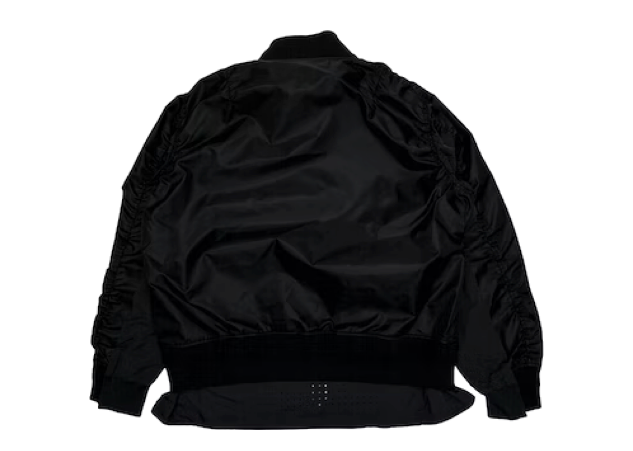 Nike x Sacai Layered Bomber Jacket Black - photo 3