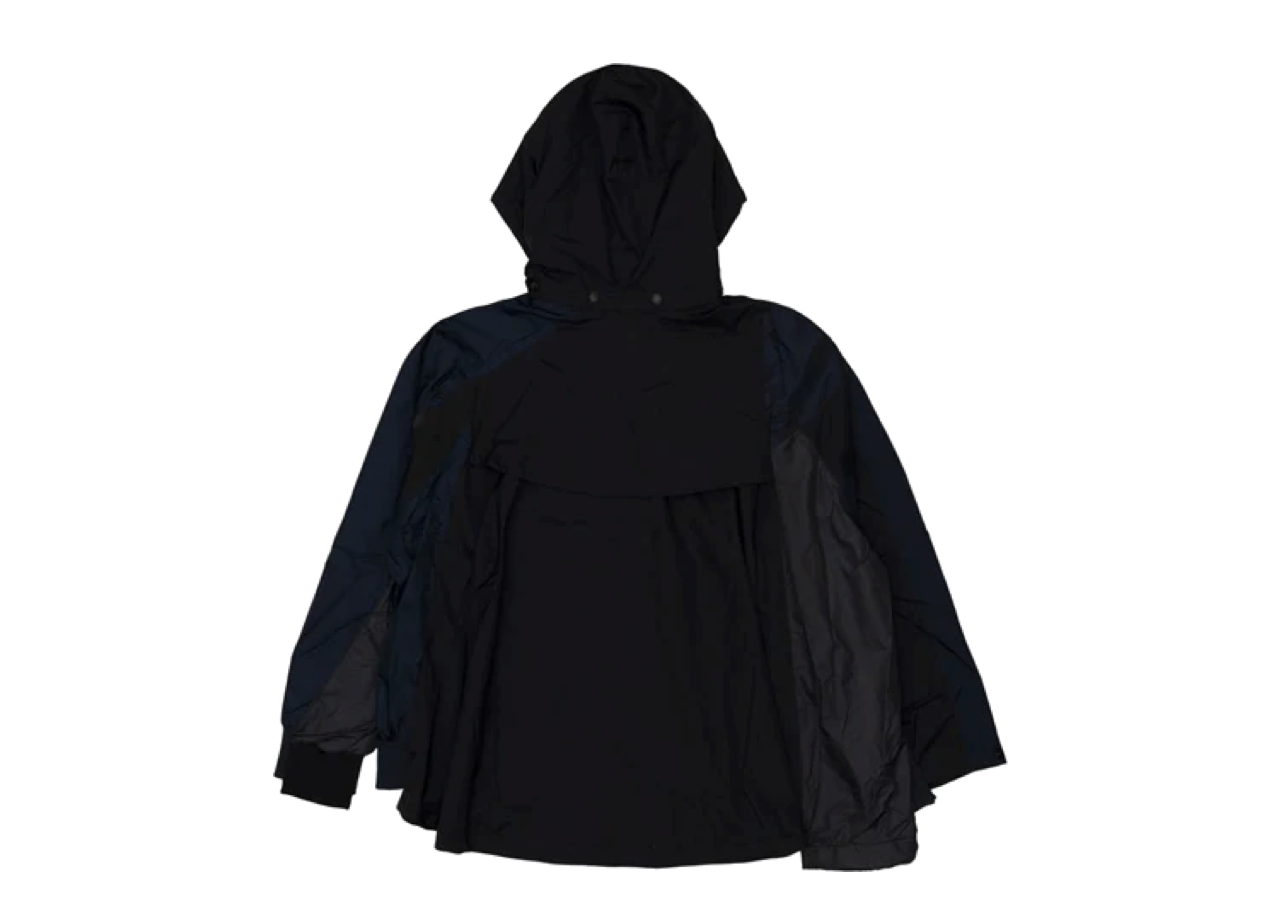 Nike x Sacai Double Zip Jacket Black Dark Obsidian (W) - photo 2