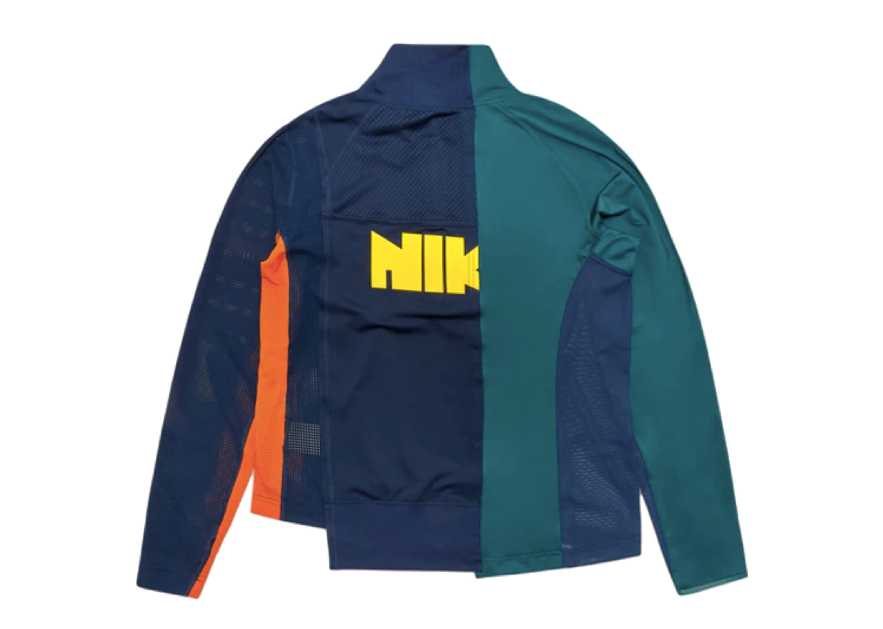 Nike x Sacai Half Zip Running Jacket Obsidian Deep Royal Blue (W) - photo 2