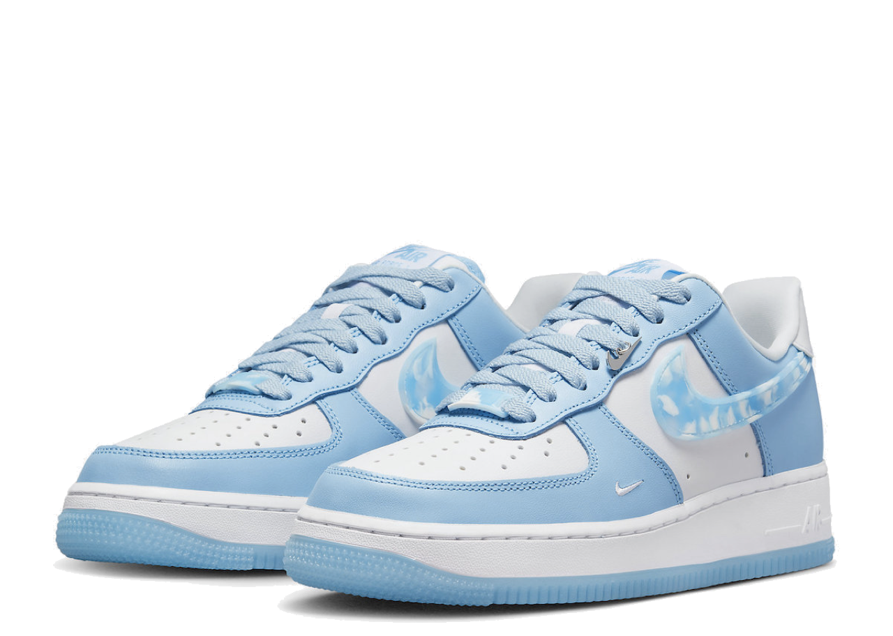 Nike Air Force 1 Low Nail Art White Blue (Women's) - photo 2
