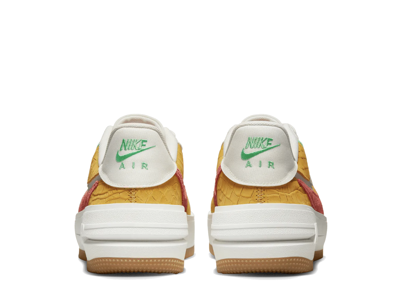 Nike Air Force 1 PLT.AF.ORM LV8 Yellow Ochre (Women's) - photo 3