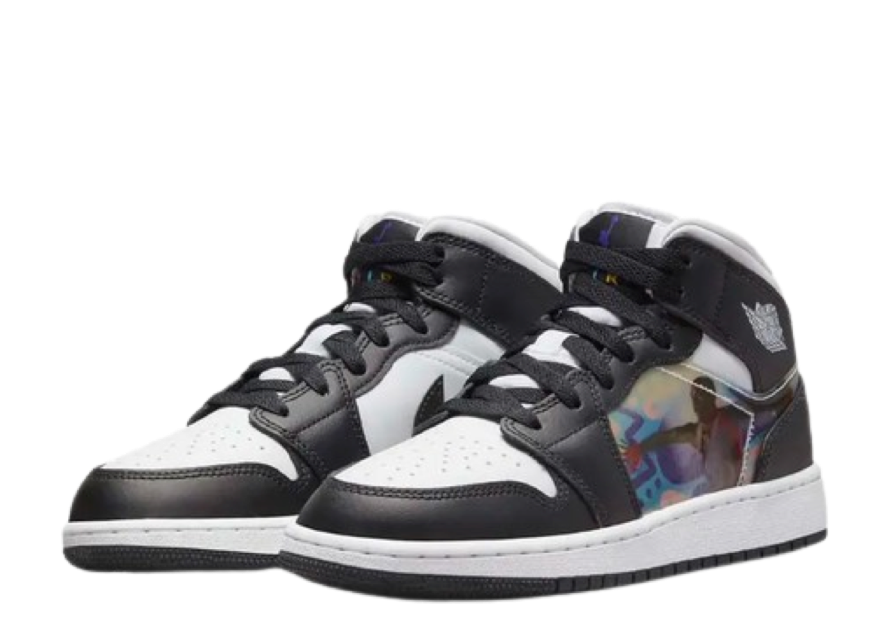Air Jordan 1 Mid Hologram (Grade School) - photo 2