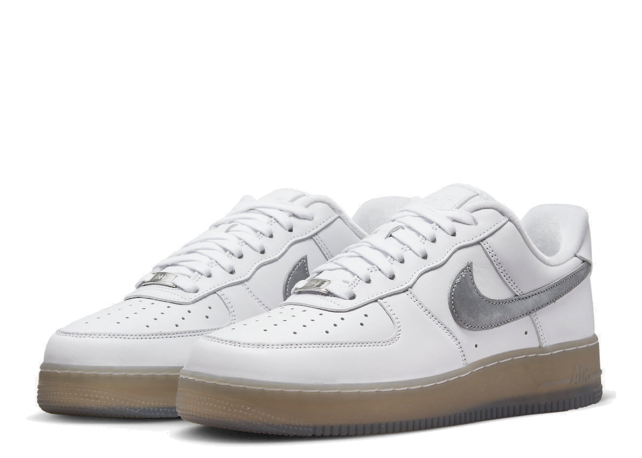 Nike Air Force 1 Low '07 PRM White Metallic Silver - photo 2