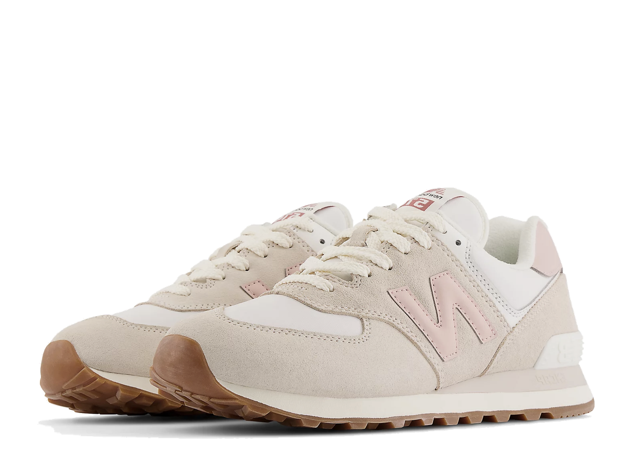 New Balance 574 White Beige Pink - photo 2