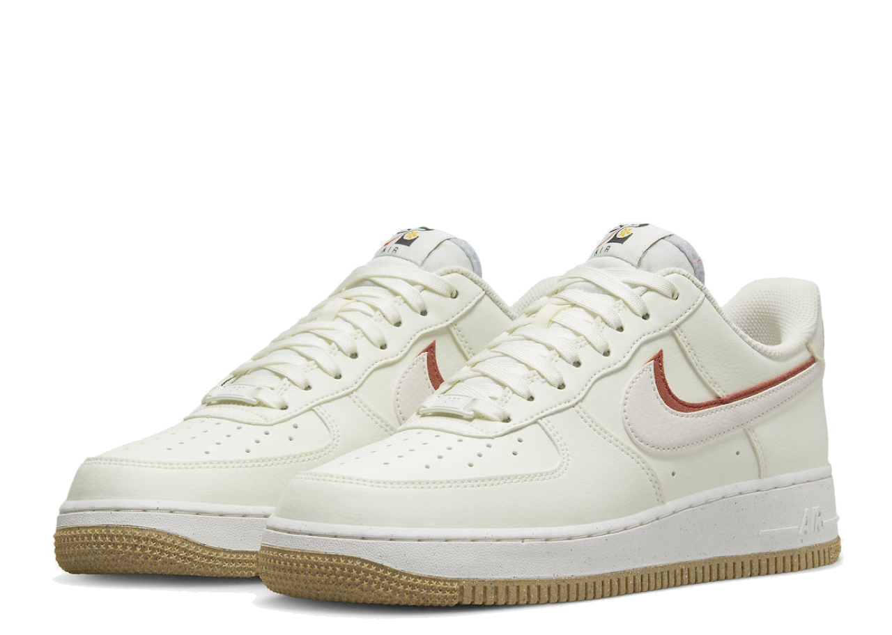 Nike Air Force 1 Low 82 Double Swoosh Sail Cinnabar Phantom (Women's) - photo 2