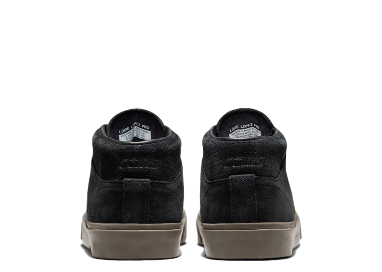 Converse Pro Louie Lopez Mid Nubuck Black Mushroom - photo 3