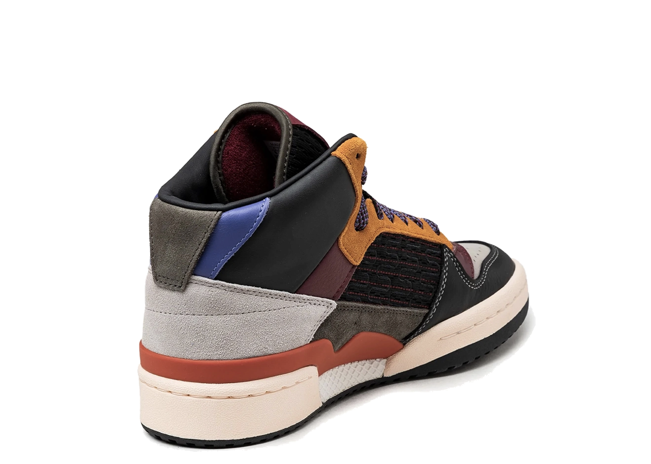 Adidas Forum Mid Patchwork Black Shadow Red - photo 3
