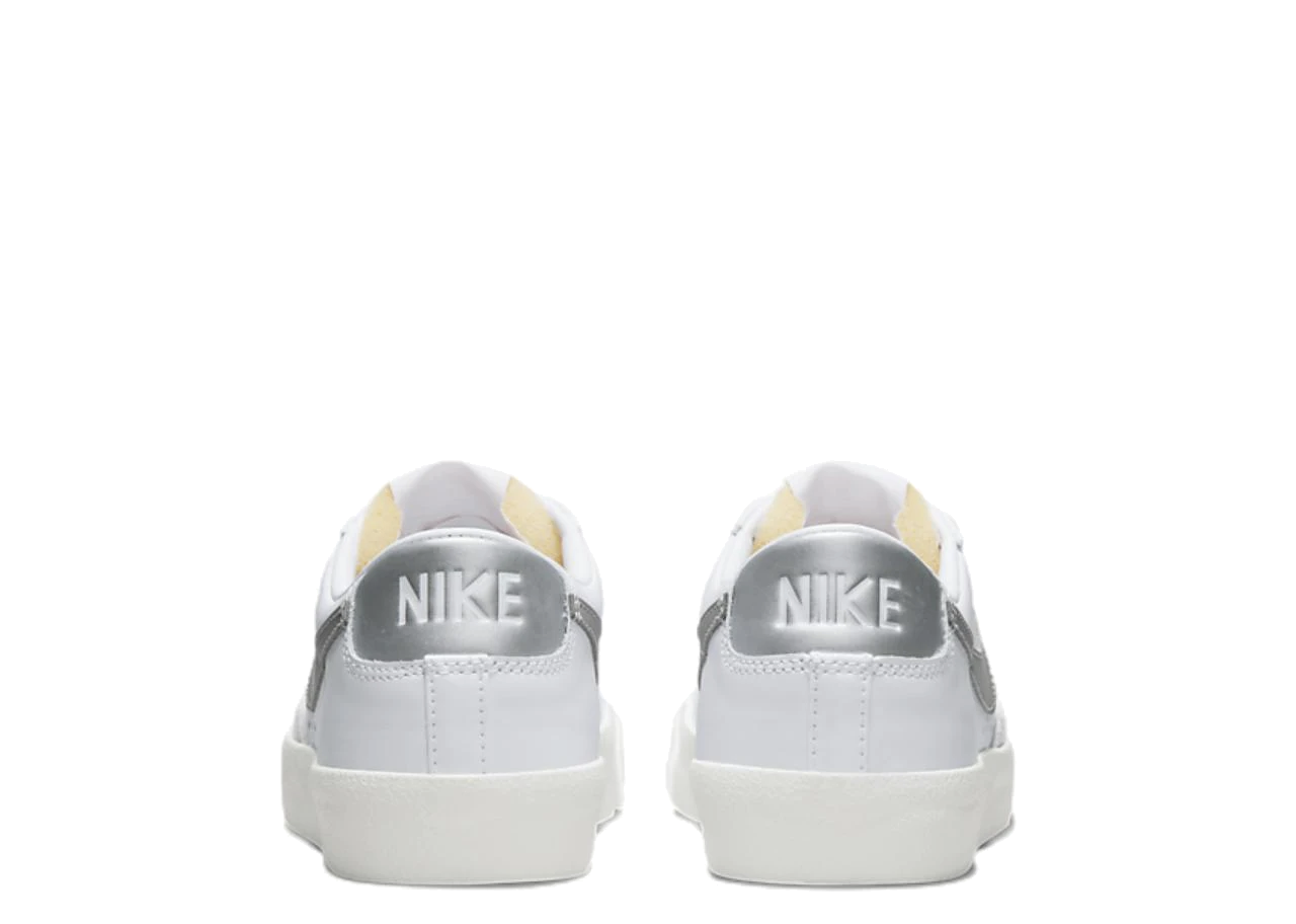 Nike Blazer Low 77 White Metallic Silver (Women's) - photo 3