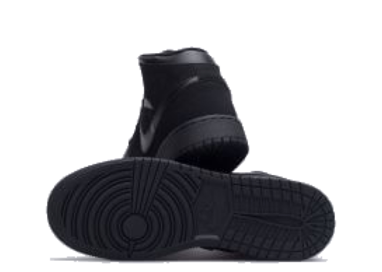 Air Jordan 1 Mid Triple Black (2016) (Grade School) - photo 4