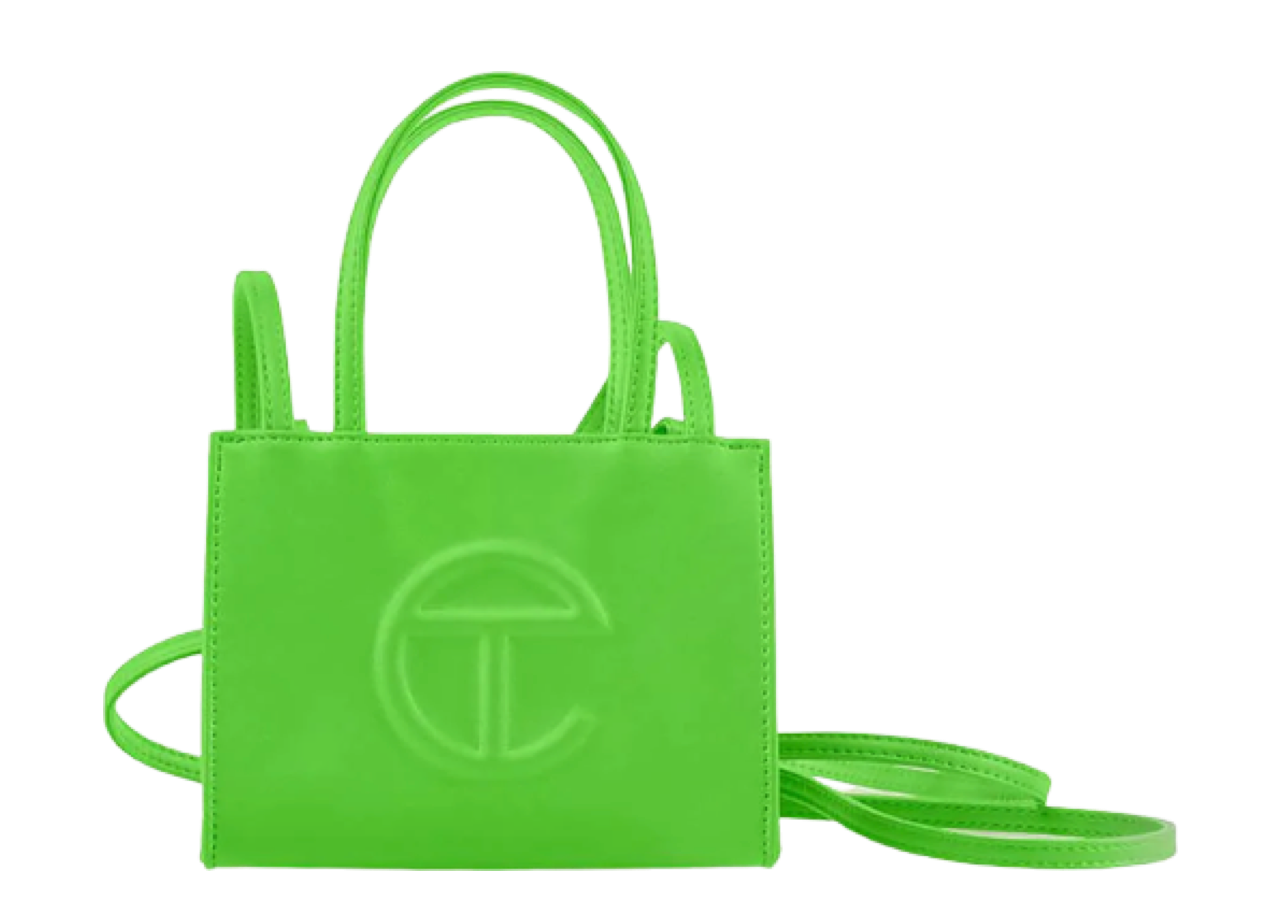 Telfar Small Highlighter Green Shopping Bag