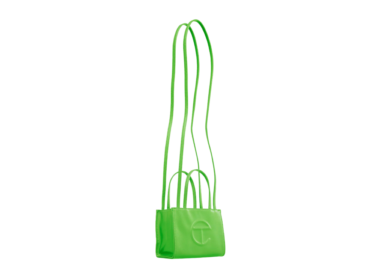 Telfar Small Highlighter Green Shopping Bag - photo 2