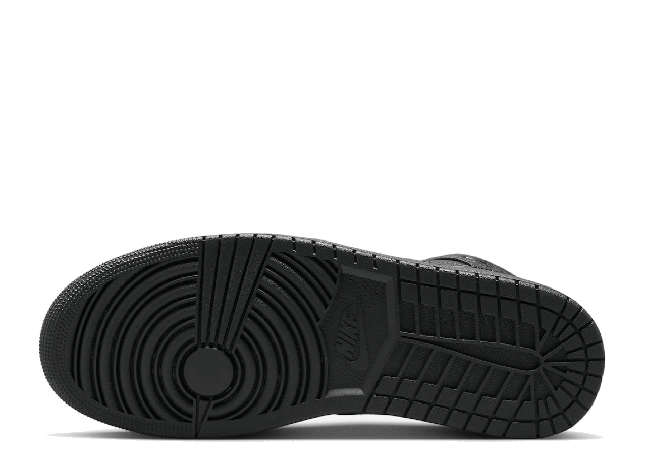 Air Jordan 1 Mid Triple Black (2022) - photo 4