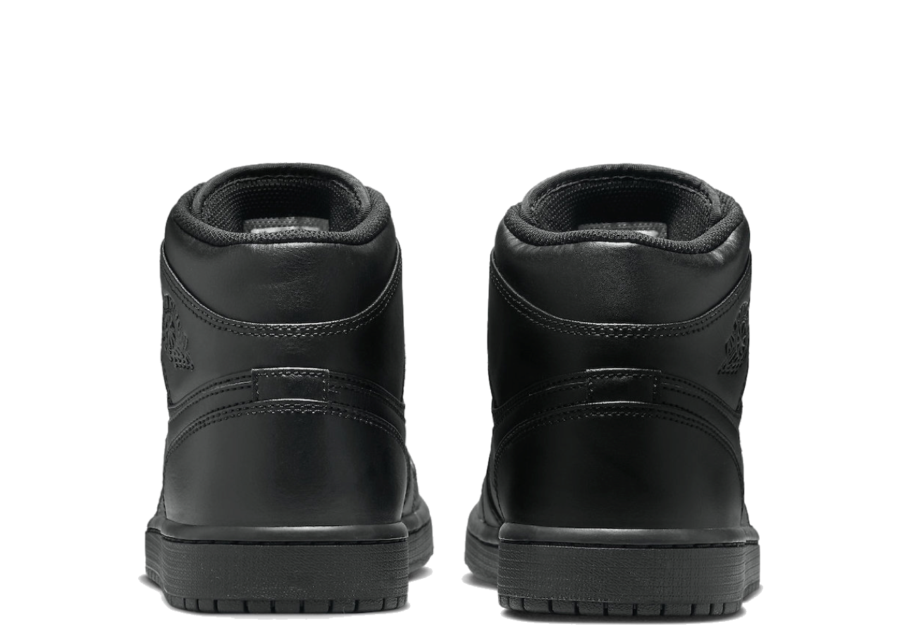 Air Jordan 1 Mid Triple Black (2022) - photo 3
