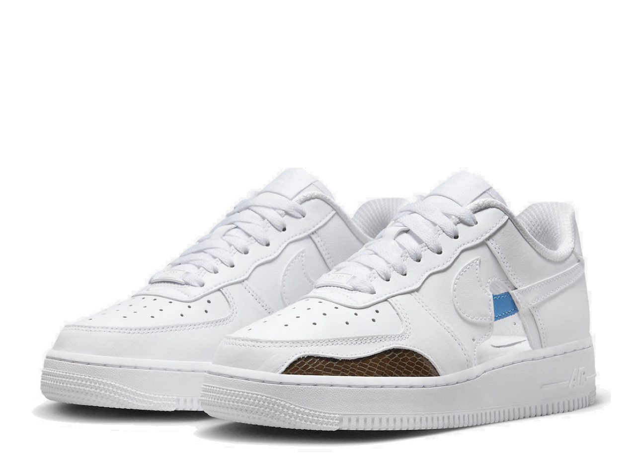 Nike Air Force 1 Low Cut Out Look White (Women's) - photo 2