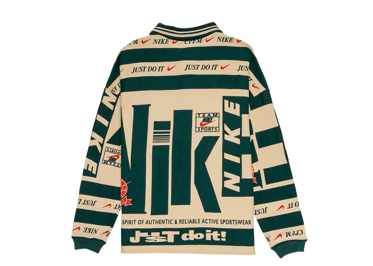 Nike x Cactus Plant Flea Market Longsleeve Polo Natural (Asia Sizing) - photo 2