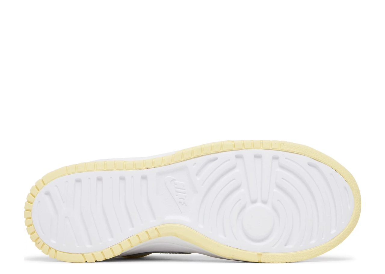 Nike Dunk High Up Light Lemon Yellow (Women's) - photo 4