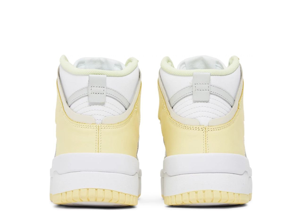 Nike Dunk High Up Light Lemon Yellow (Women's) - photo 3