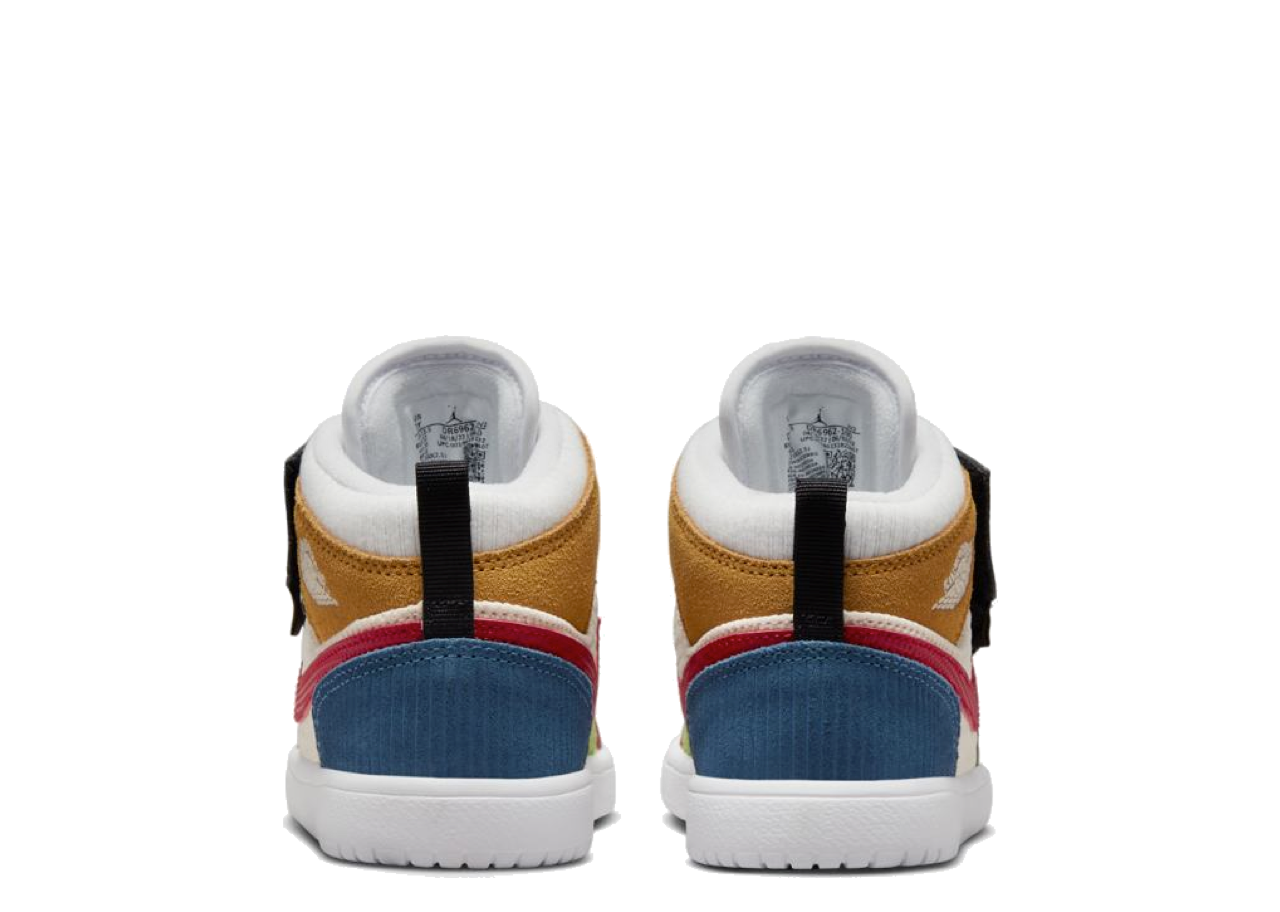 Air Jordan 1 Mid Alt SE Patchwork (Pre-School) - photo 3
