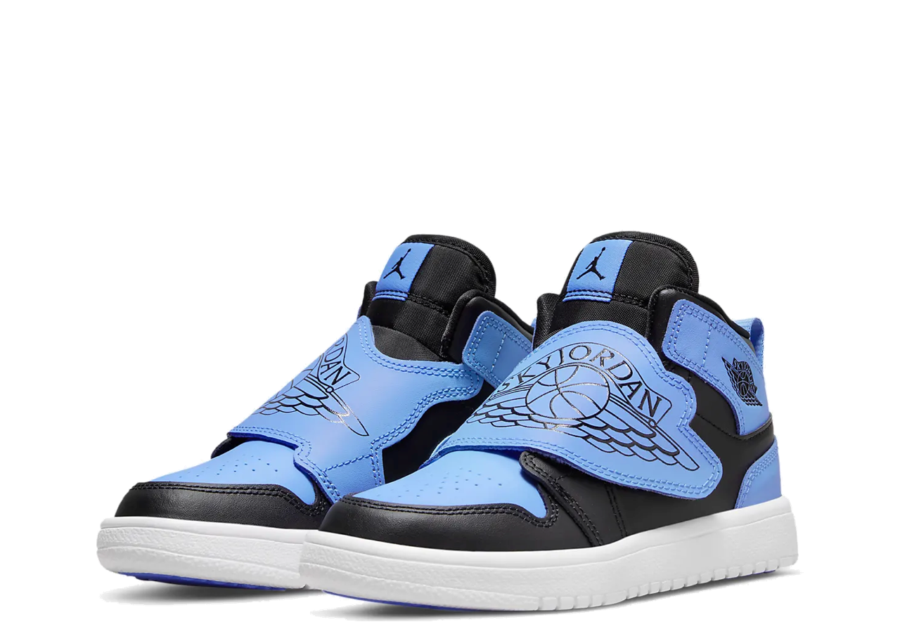 Sky Air Jordan 1 Black University Blue (Pre-School) - photo 2