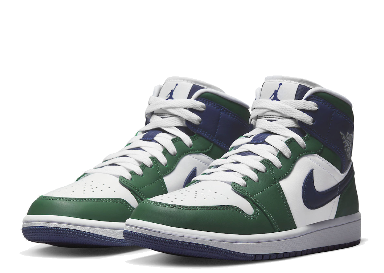 Air Jordan 1 Mid SE Noble Green (Women's) - photo 2