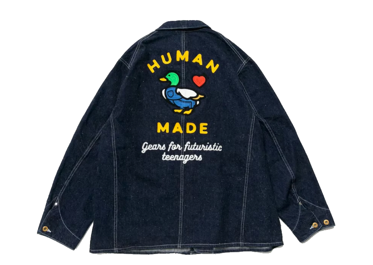 Human Made Denim Coverall Jacket Indigo
