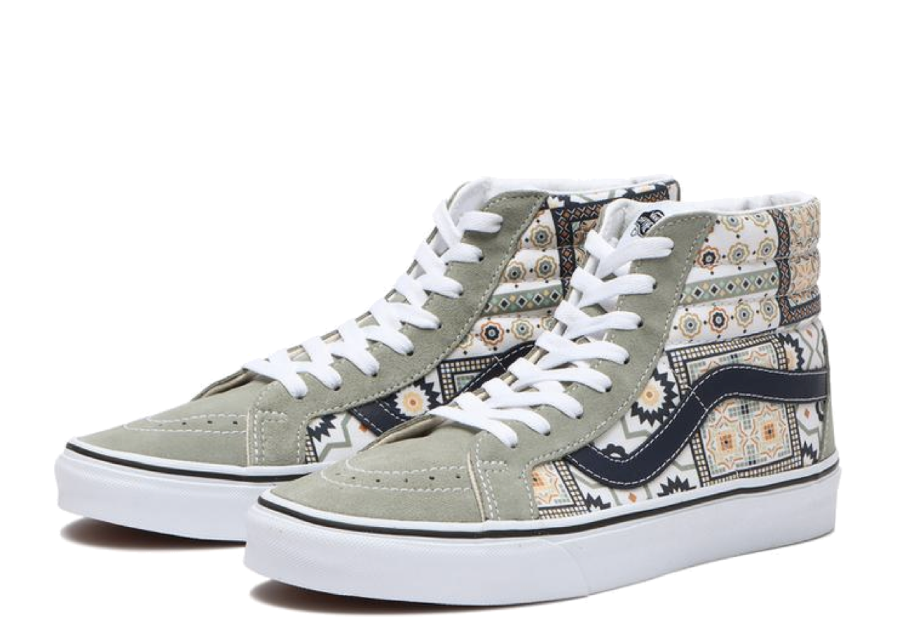 Vans Sk8-Hi Reissue Morocccan Tile Dark Khaki - photo 2