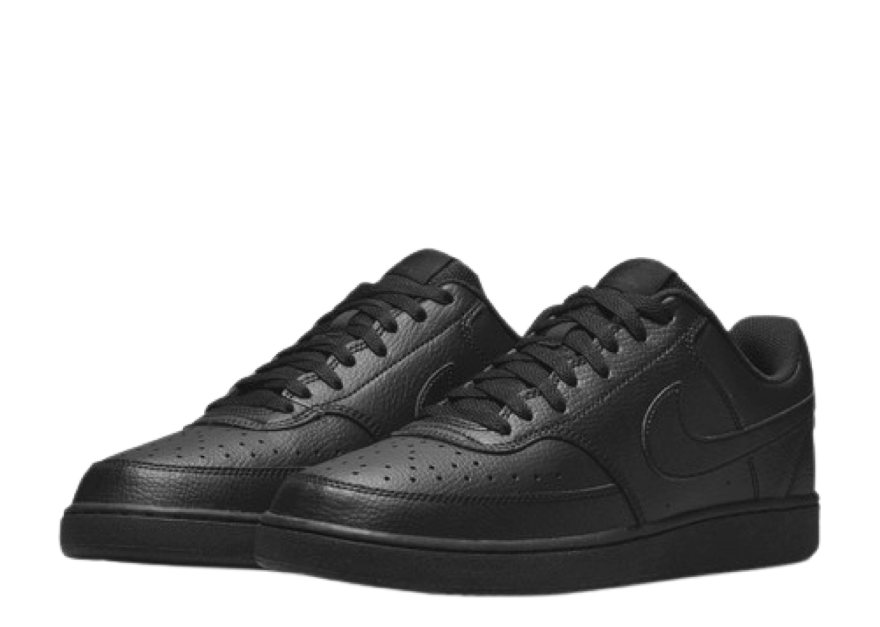 Nike Court Vision Low Next Nature Triple Black - photo 2