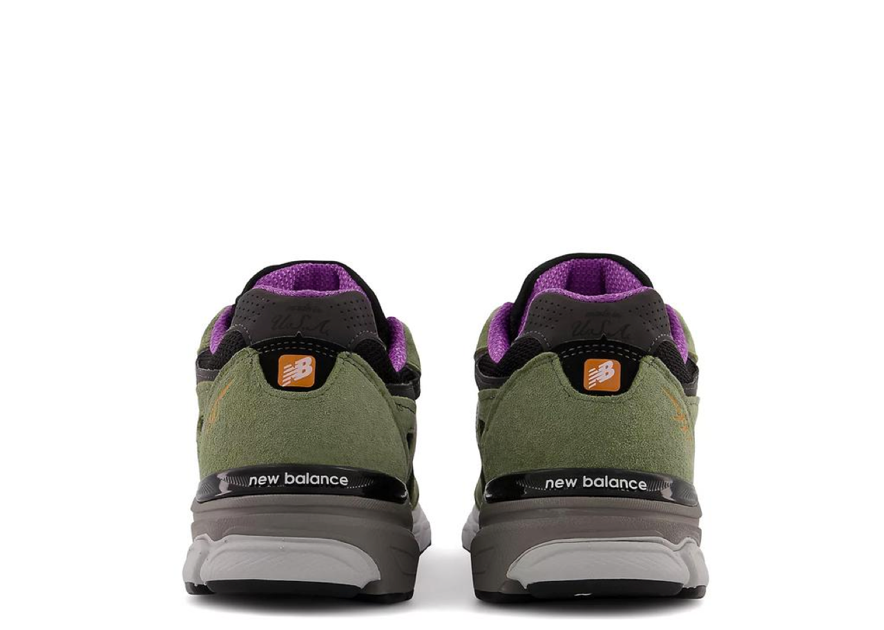 New Balance 990v3 MiUSA Teddy Santis Green Purple - photo 3
