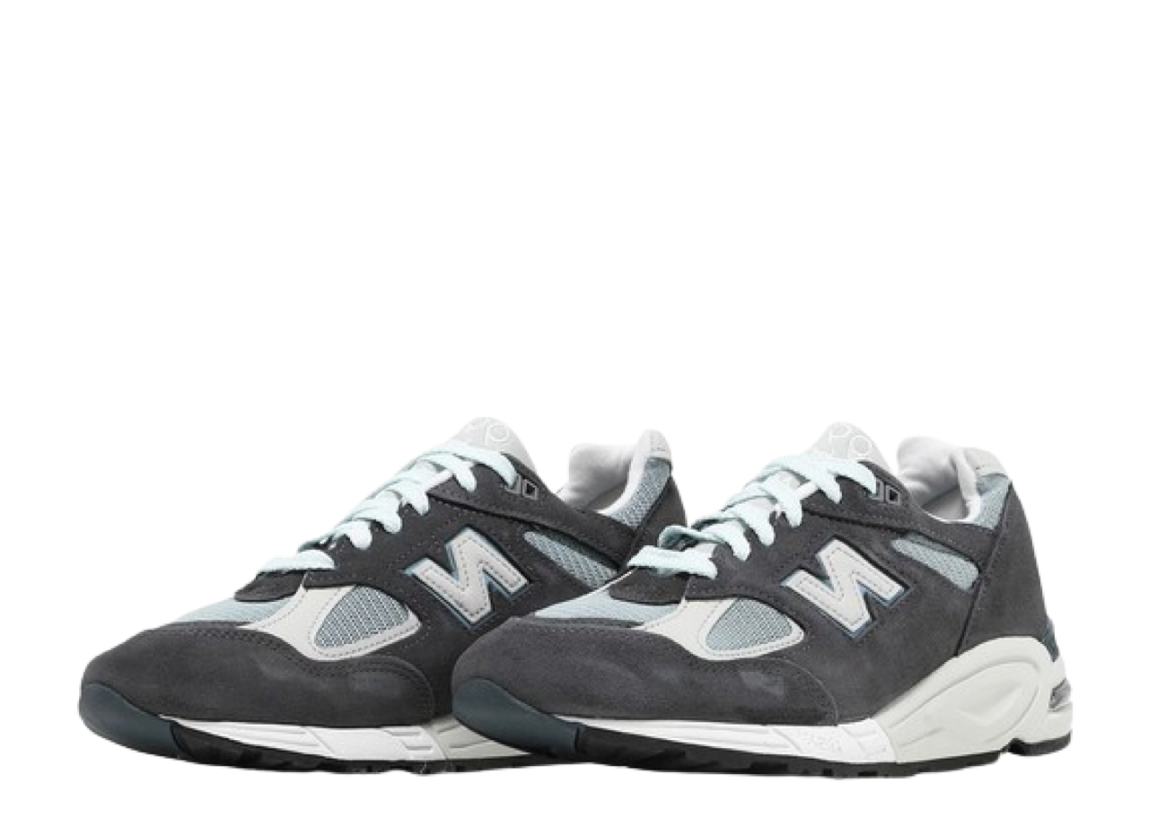 New Balance 990v2 Kith Steel Blue - photo 2