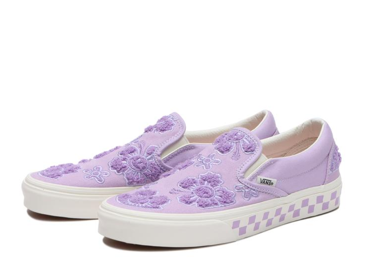 Vans Classic Slip-On Emma Mulholland on Holiday Whimsical Floral Embroidery - photo 2