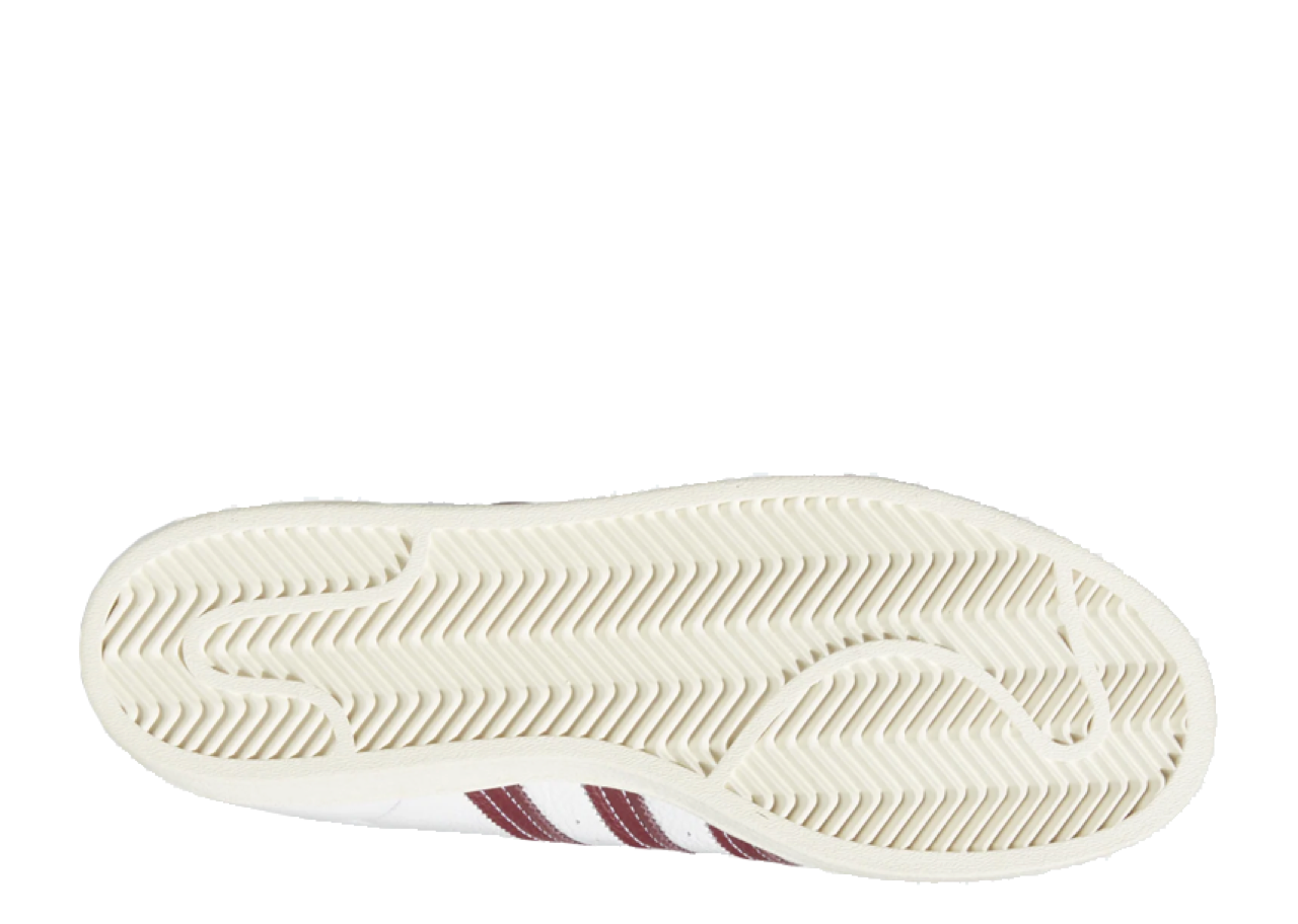 Adidas Superstar White College Burgundy - photo 4