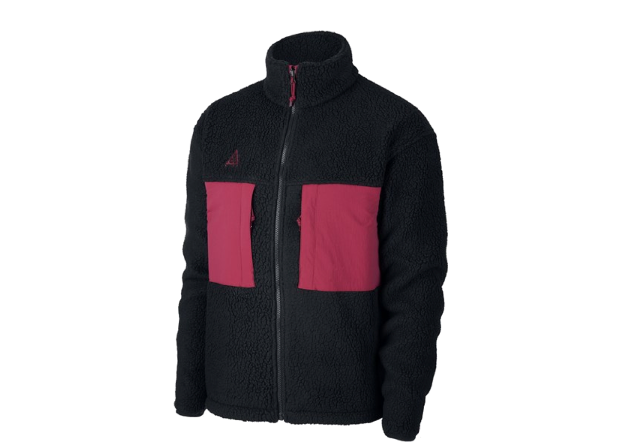Nike ACG Microfleece Jack Black Villain Red - photo 2