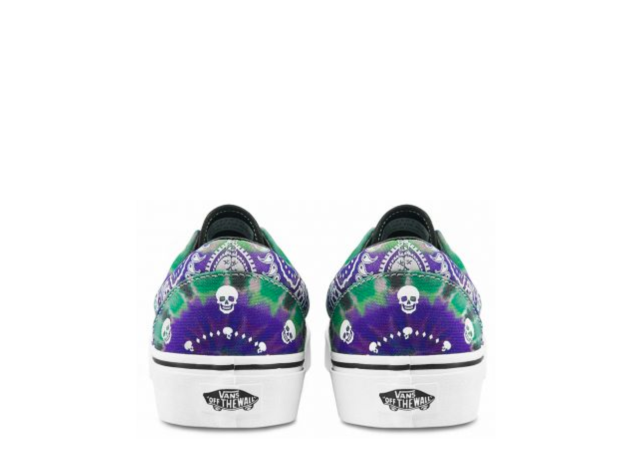 Vans Era Bandana Tie Dye Purple Green - photo 3