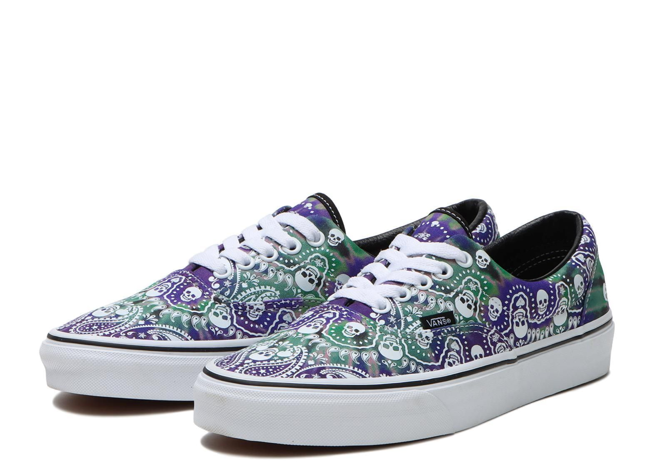 Vans Era Bandana Tie Dye Purple Green - photo 2