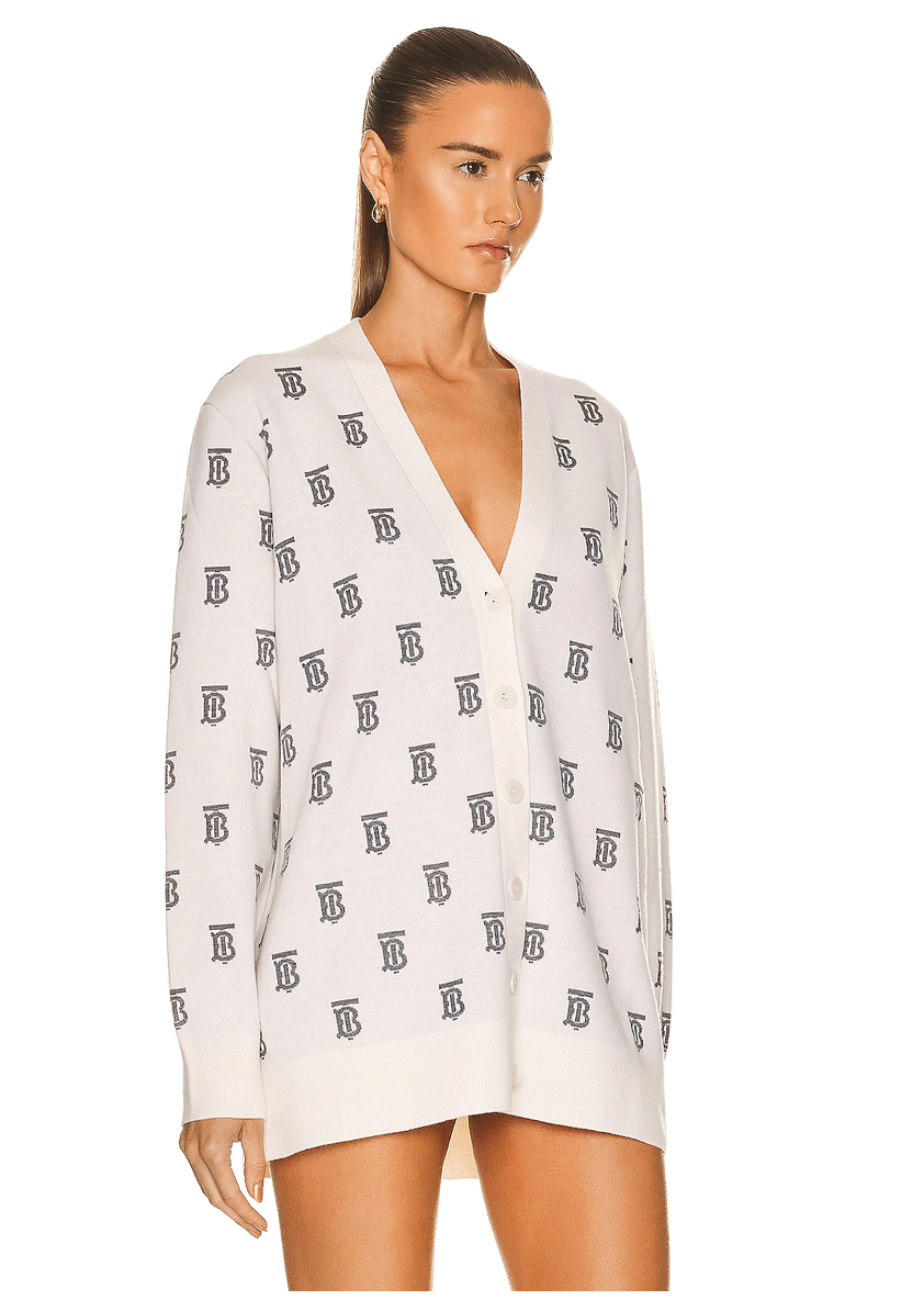 Burberry Monogram Oversized Cardigan - photo 2