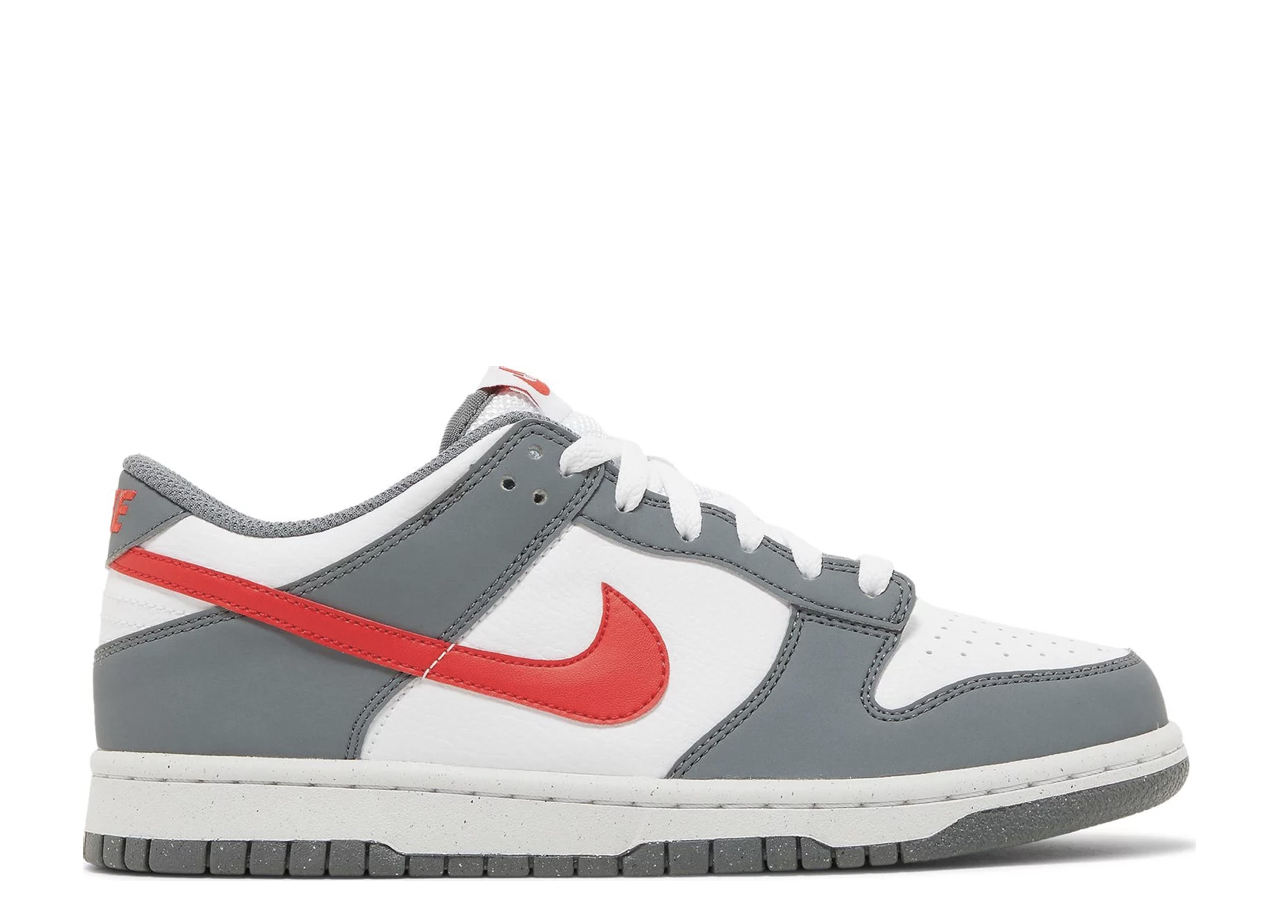 Nike Dunk Low Next Nature Smoke Grey Light Crimson (Grade School)