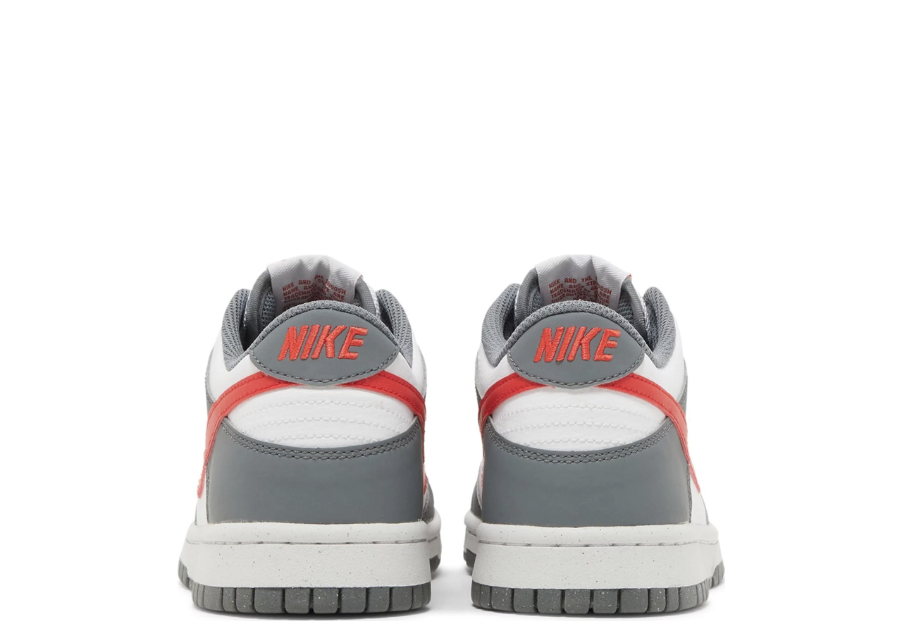 Nike Dunk Low Next Nature Smoke Grey Light Crimson (Grade School) - photo 3