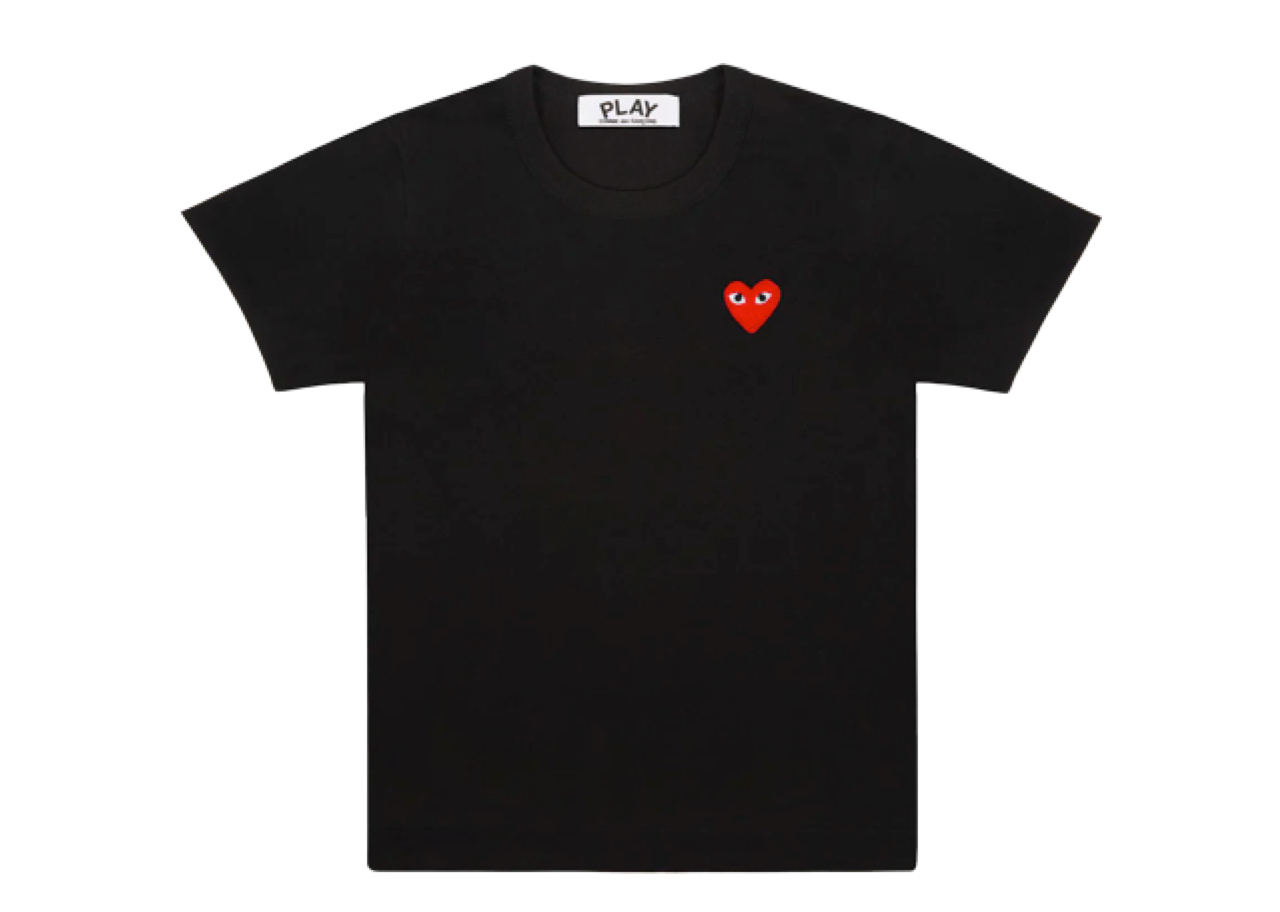 CDG Men's Red Play Comme des Garçons T-Shirt