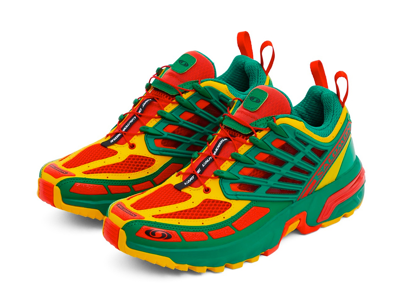 Salomon ACS PRO Advanced Kar L'Art de L'Automobile Green Red Yellow - photo 2