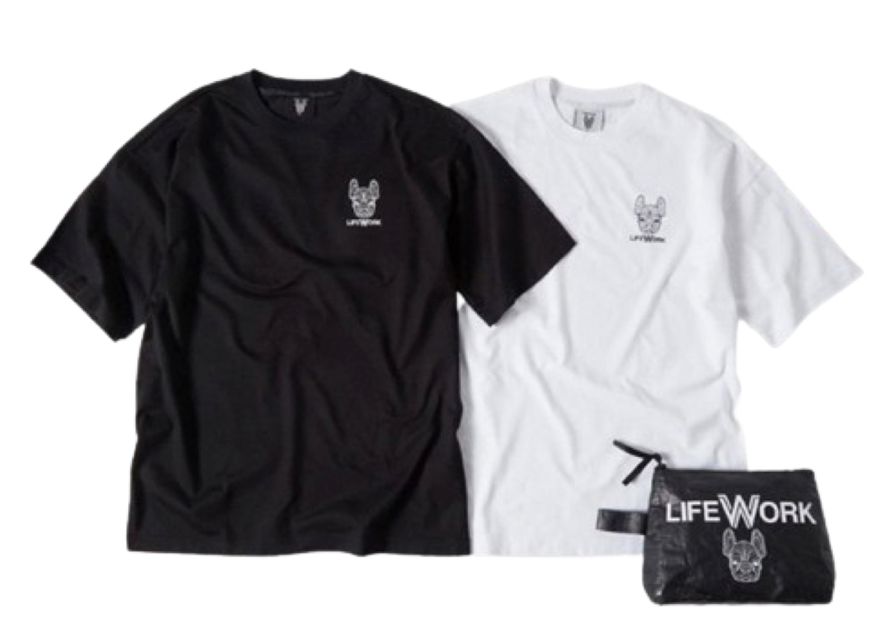 Lifework 2 Pack Tee Black White