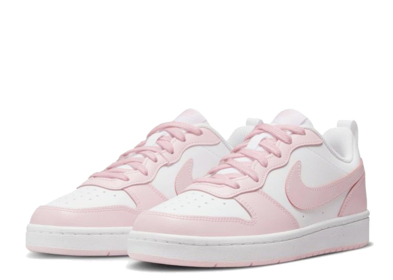 Nike Court Borough Low 2 SE White Pink Foam (Grade School) - photo 2
