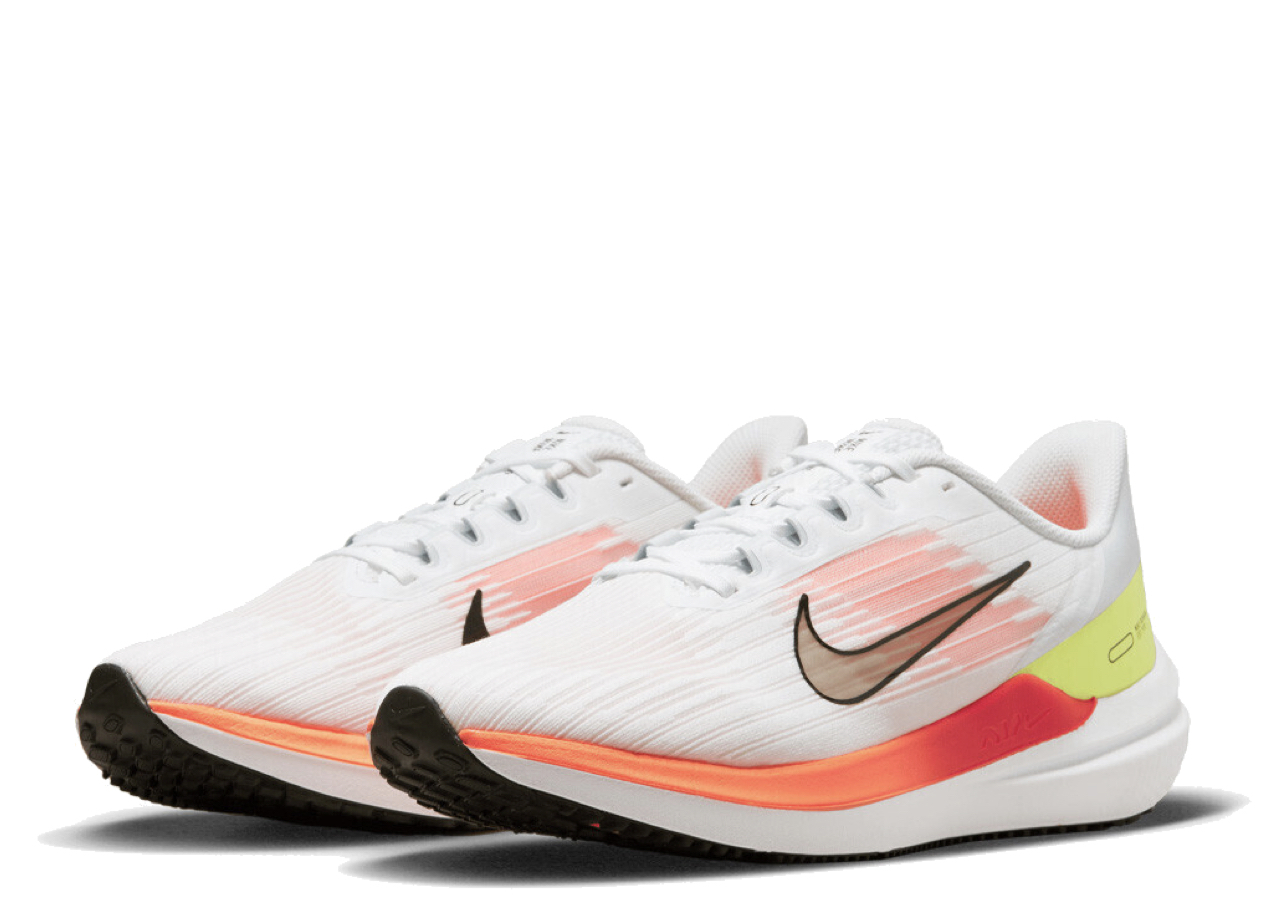 Nike Air Winflo 9 White Total Orange Bright Crimson - photo 2