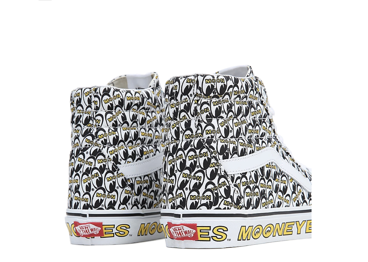 Vans Sk8 Hi Mooneyes True White   Yellow - photo 3
