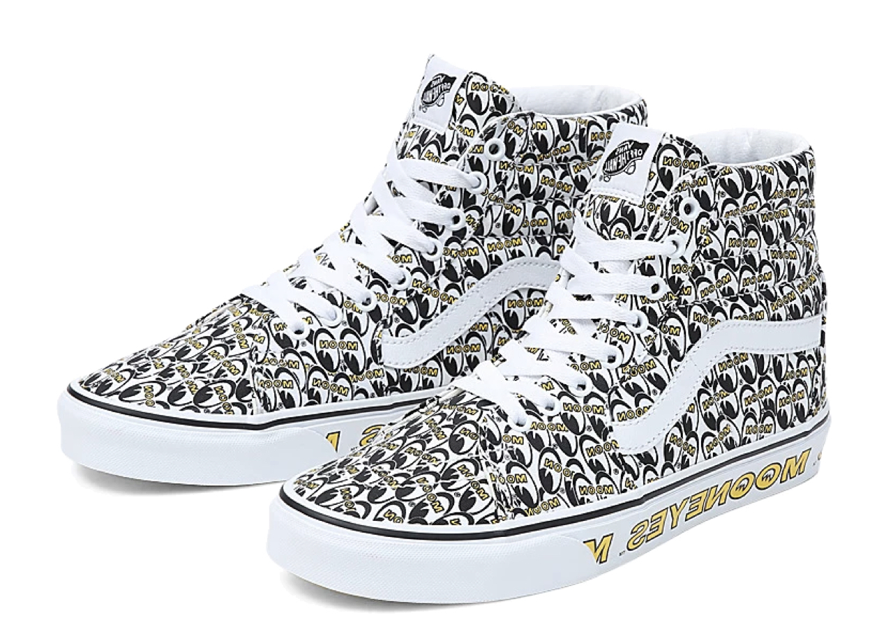 Vans Sk8 Hi Mooneyes True White   Yellow - photo 2